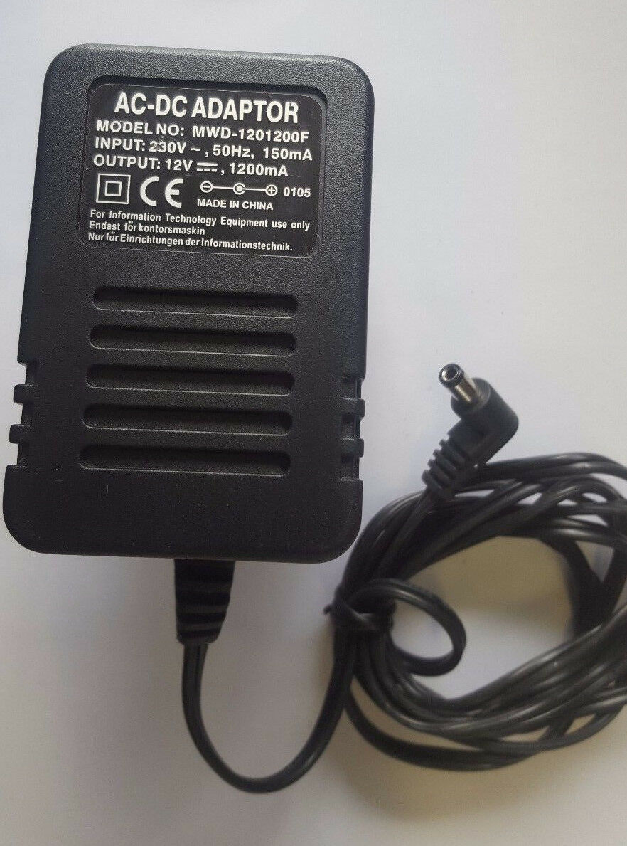 *Brand NEW*MWD-1201200F 12V 1.2A AC/DC ADAPTER POWER SUPPLY